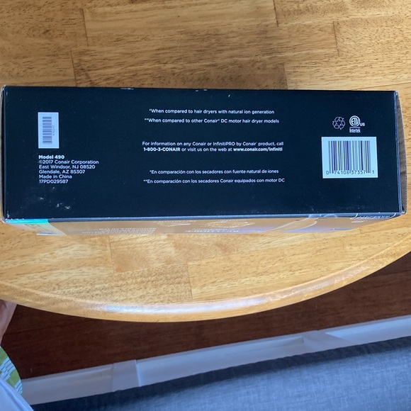 New in box InfinitiPro Hair Dryer - Rainbow - Picture 3 of 6